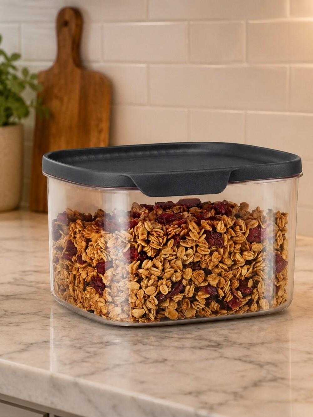 Tupperware Ultra Clear Square Storage | 7 cup, NEW!